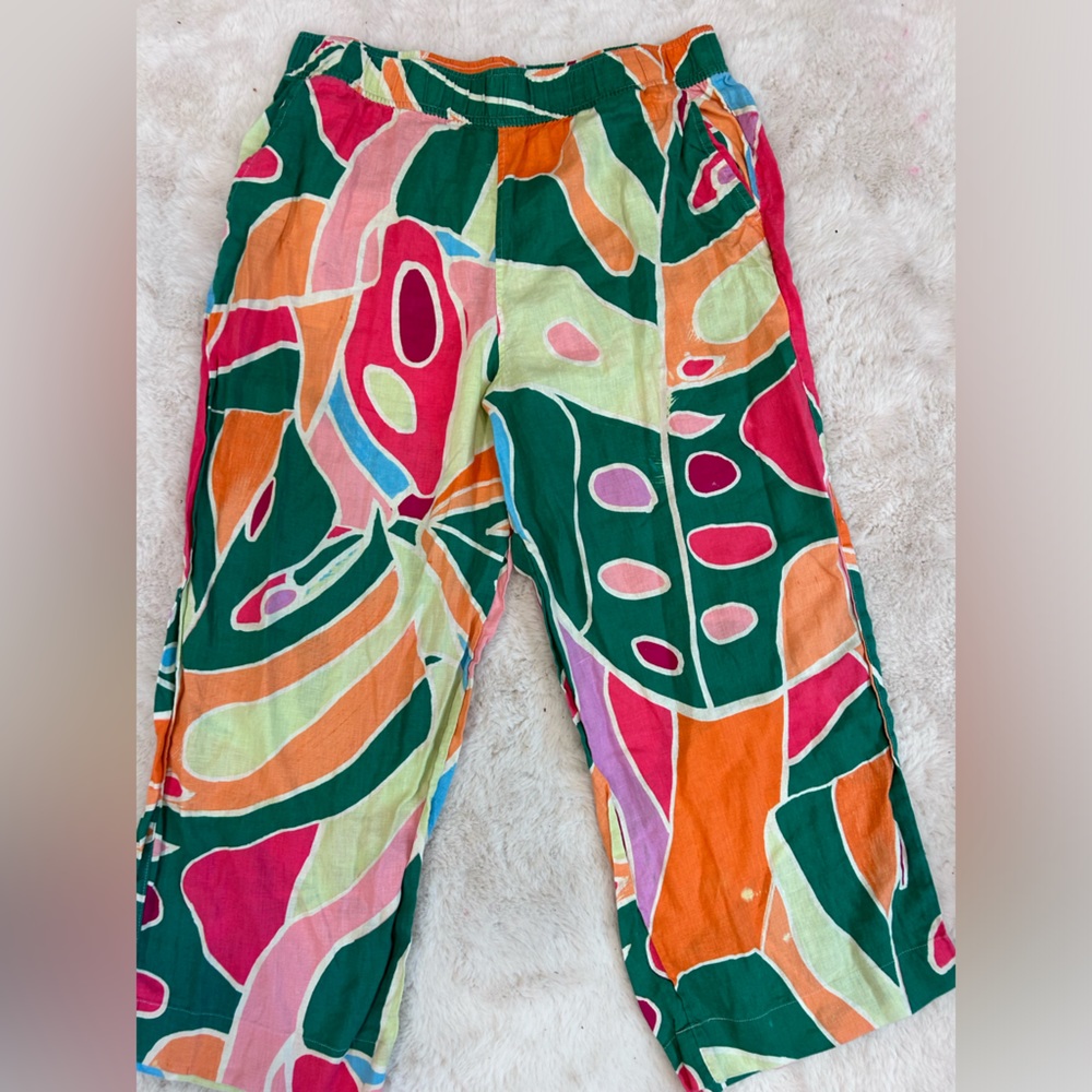 Christian Siriano Colorful Wide leg pants size xl